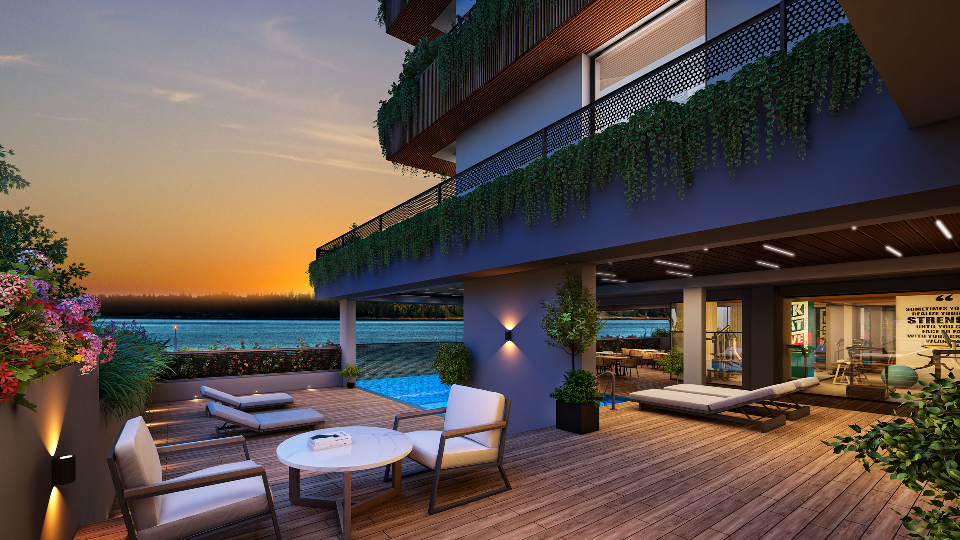 Waterfront Luxury Apartments With Spa preview