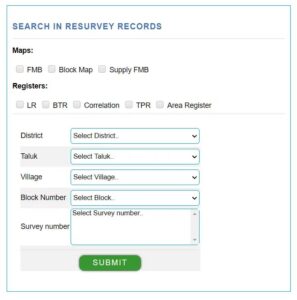 E-Rekha Survey Record