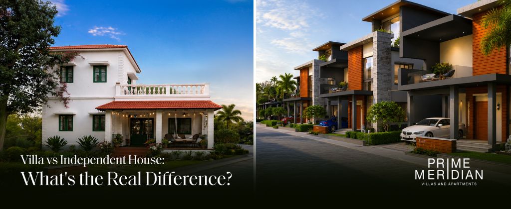 villa vs independent house